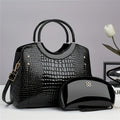 Cassia Croc Bag Set