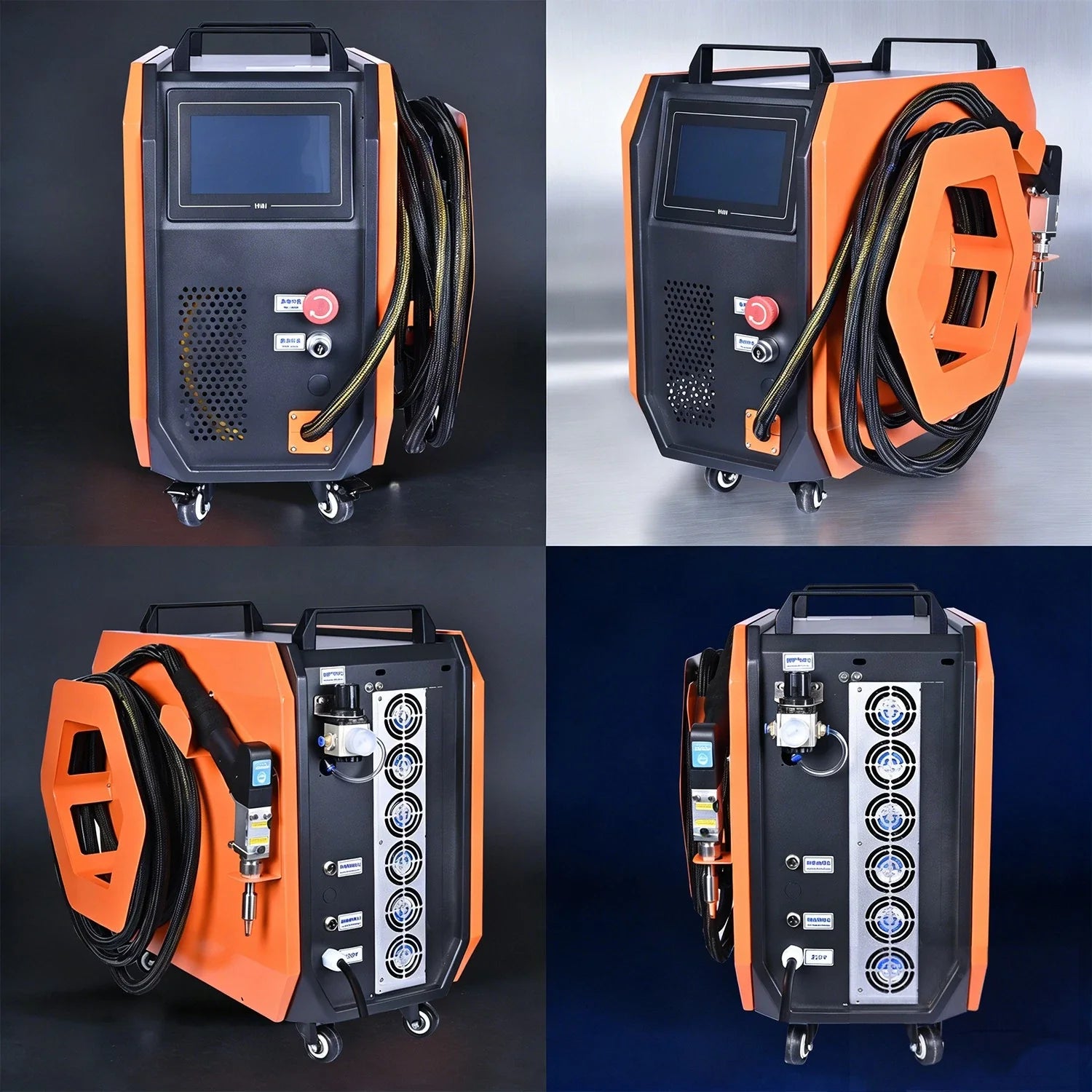 4 IN 1 1000W 1500W Laser Welding Cleaning Cutter Machine Air
