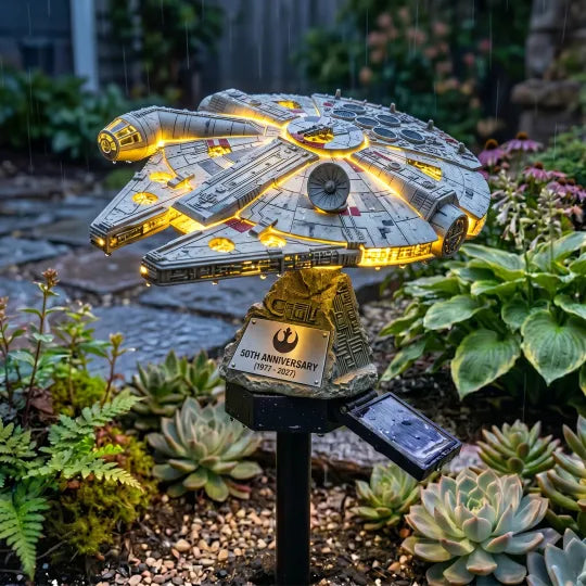 TODAY'S SPECIAL OFFER-50% OFF 🔥ST 60th Anniversary Enterprise NCC-1701 Solar Garden Light