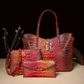 Cassiani Croc Bag Set
