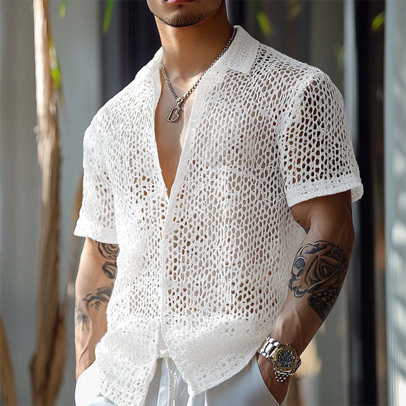 Camisa Kaien Mesh Lounge