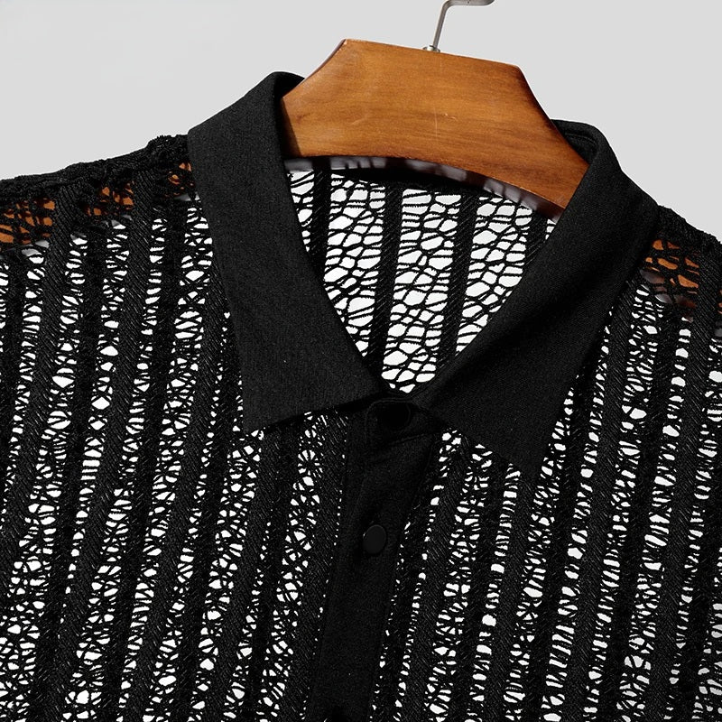 Camisa Kaien Mesh Lounge